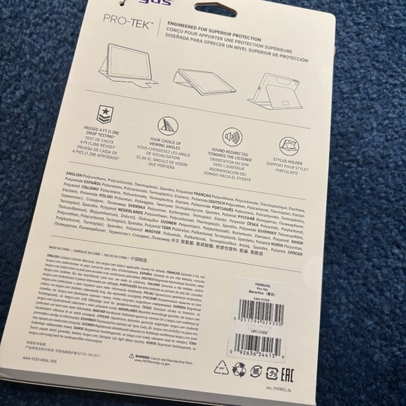 Targus Pro-Tek Case for iPad (9th, 8th and 7th Gen) 10.2-inch, iPad Air/Pro 10.5 - Picture 3 of 9